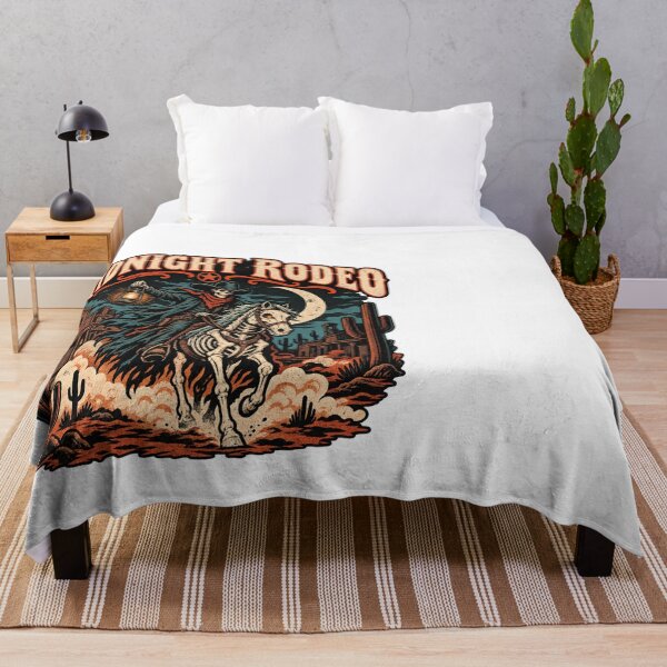 Item preview, Midnight Rodeo Ghost Cowboy Western Horror Art designed and sold by IRON WINGS /USAF.