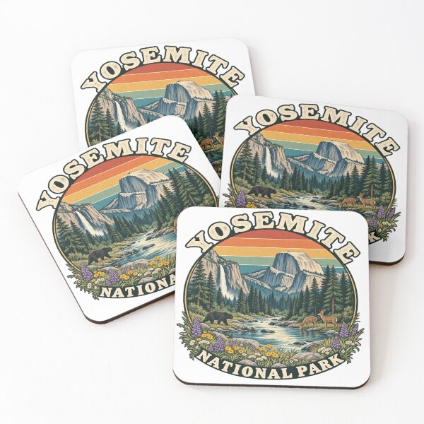 Item preview, Yosemite National Park Vintage Mountain Nature Landscape designed and sold by OUICHA.
