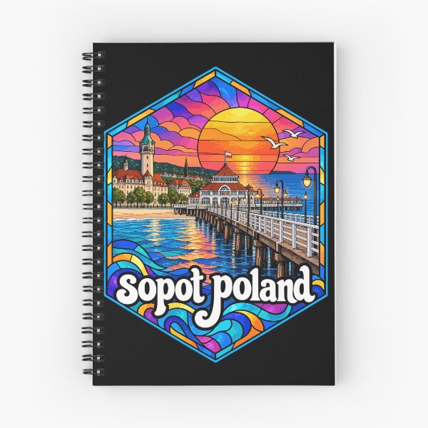 Item preview,  Sopot Trojmiasto Poland Stained Glass Travel designed and sold by TomFrontierArt.