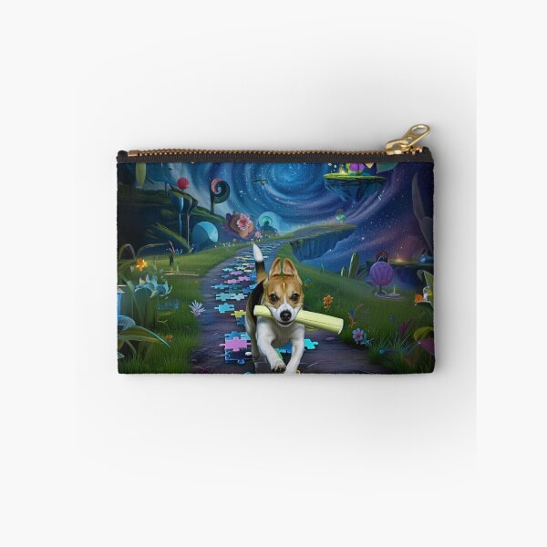 Item preview, Cosmic Puzzle Quest | Surreal Beagle Running Galaxy Fantasy Art  designed and sold by KingsArtworx 2.