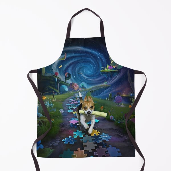 Item preview, Cosmic Puzzle Quest | Surreal Beagle Running Galaxy Fantasy Art  designed and sold by KingsArtworx 2.
