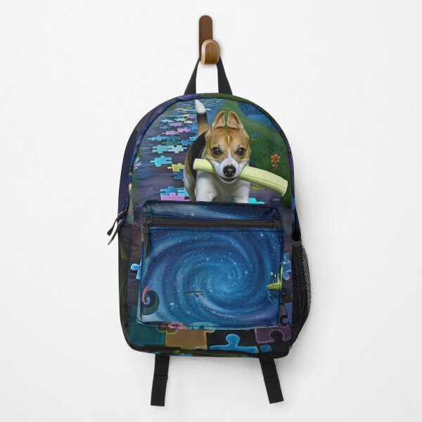 Item preview, Cosmic Puzzle Quest | Surreal Beagle Running Galaxy Fantasy Art  designed and sold by KingsArtworx 2.
