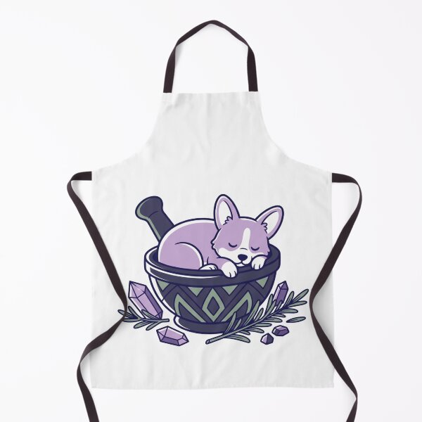 Item preview, Witchy Sleeping Corgi Mortar Pestle Herbalist Crystal Witch Shirt    designed and sold by TeNovaStudio ⭐⭐⭐⭐⭐.