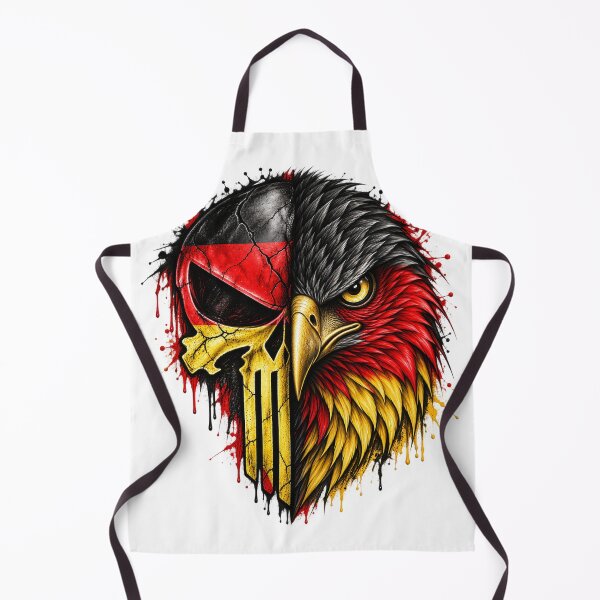 Item preview, Skull and eagle in black, red, and gold designed and sold by Sascha-Heiko.