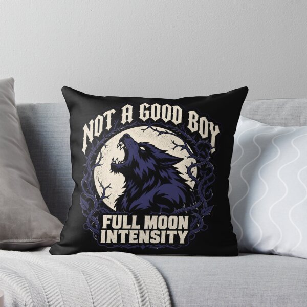 Item preview, Not A Good Boy Werewolf Gothic Shirt Halloween Dark Fantasy Lycanthrope Tee designed and sold by Dice_Goblin_Studio.