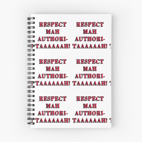 Item preview, respect mah authoritah sign music song iconic white designed and sold by Doctor Schtrudel.