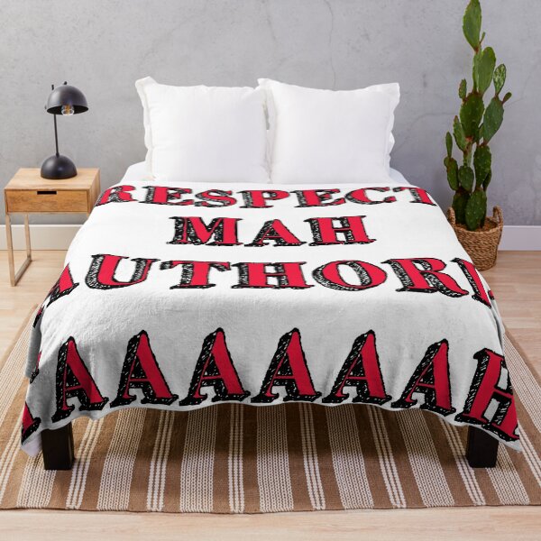 Item preview, respect mah authoritah sign music song iconic white designed and sold by Doctor Schtrudel.