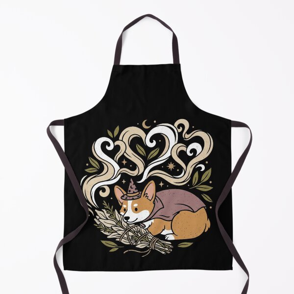 Item preview, Witch Corgi Herbal Sage Smudge Cloak Magic Cottagecore Halloween Shirt designed and sold by TeNovaStudio ⭐⭐⭐⭐⭐.