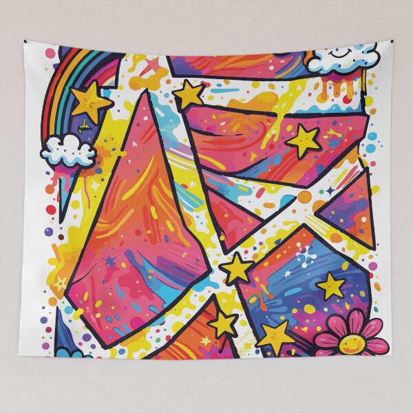 Item preview, Rainbow Burst - Colorful Kidcore Pattern designed and sold by photossmirnov.