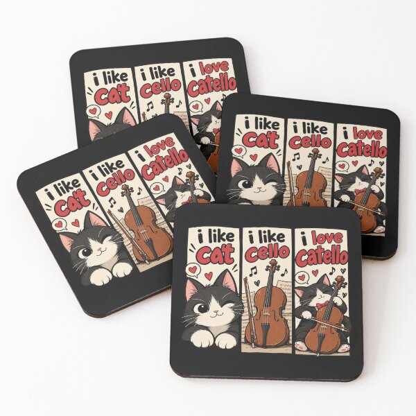 Item preview, I like cat, i like cello, i love catello designed and sold by Konvero.