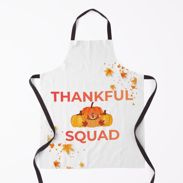 Item preview, Thankful Squad Autumn Leaves Pumpkin Turkey Thanksgiving Day designed and sold by VibranPalette.