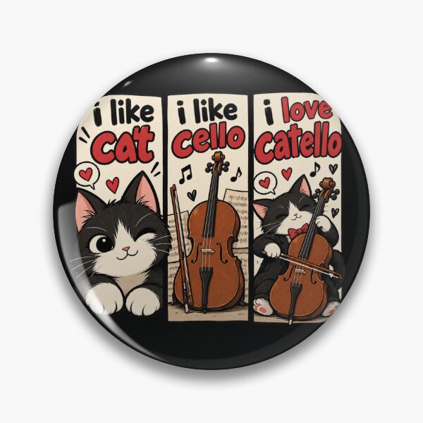 Item preview, I like cat, i like cello, i love catello designed and sold by Konvero.