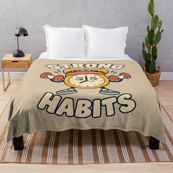 Item preview, Strong Habits – Workout Alarm Clock Lifting Weights designed and sold by VioVibe.
