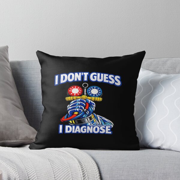 Item preview, HVAC Tech Manifold Gauge “I Don’t Guess, I Diagnose” Design designed and sold by FrozenHeat97.