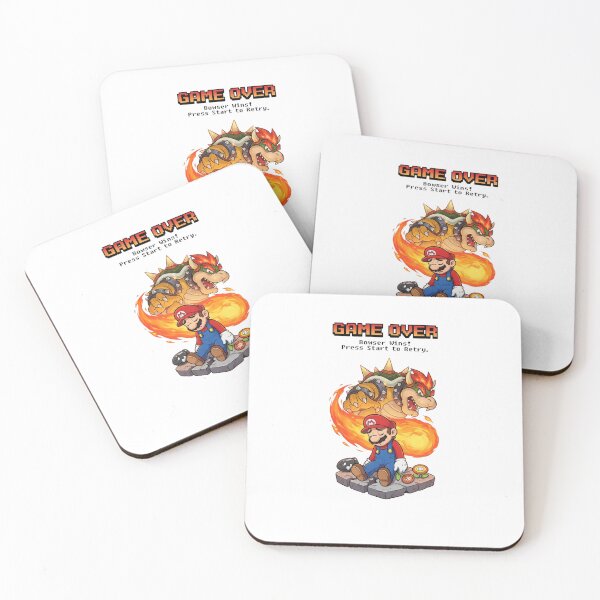 Item preview, Defeated Gamer Hero Game Over Retro Mashup designed and sold by Alaric4you.