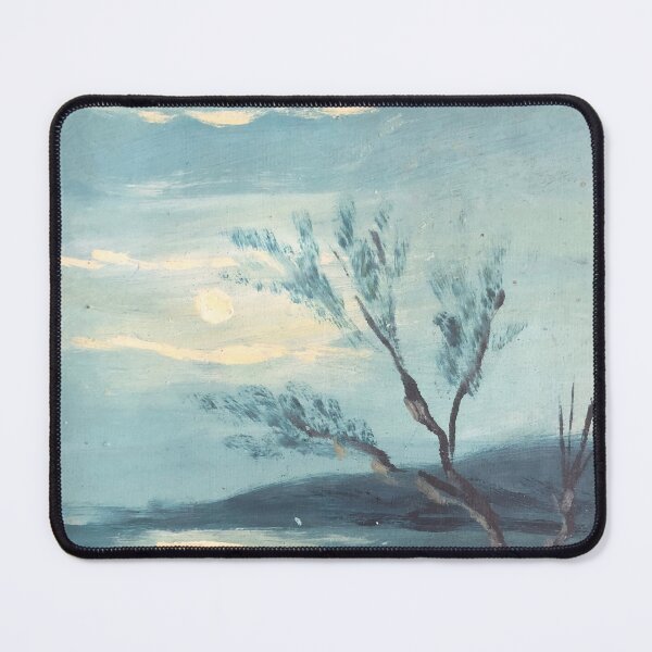 Item preview, Moonlight over the Quiet River - Vintage Landscape Painting designed and sold by Lina0305.