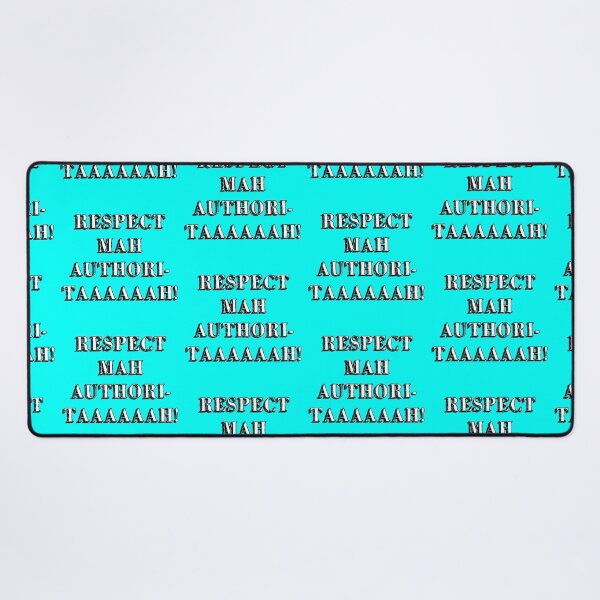 Item preview, respect mah authoritah sign music song iconic cyan designed and sold by Doctor Schtrudel.