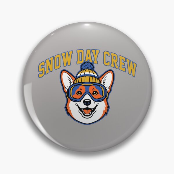 Item preview, Snow Day Crew Ski Corgi Goggles Winter Beanie Dog Lover Graphic Shirt    designed and sold by TeNovaStudio ⭐⭐⭐⭐⭐.