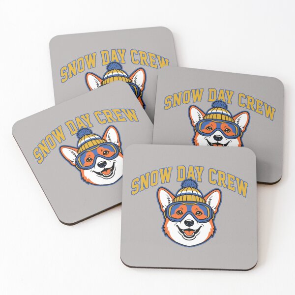 Item preview, Snow Day Crew Ski Corgi Goggles Winter Beanie Dog Lover Graphic Shirt    designed and sold by TeNovaStudio.