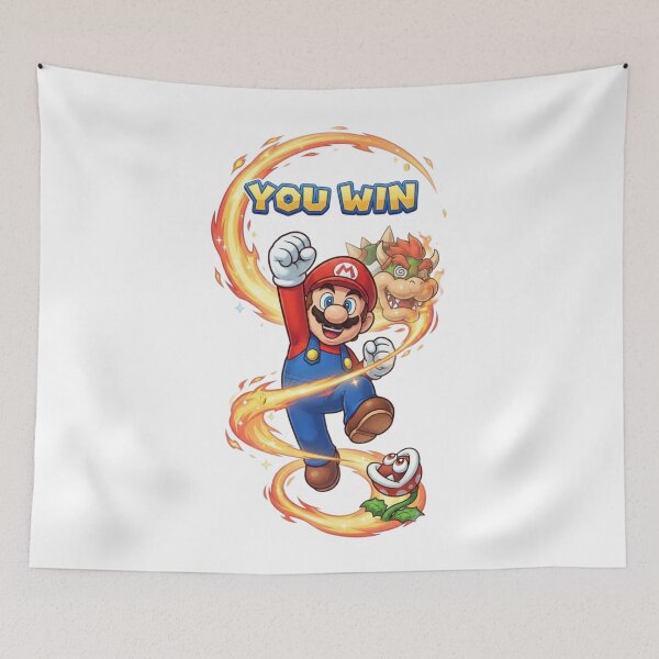 Item preview, Victory Gamer Hero You Win Retro Mashup designed and sold by Alaric4you.