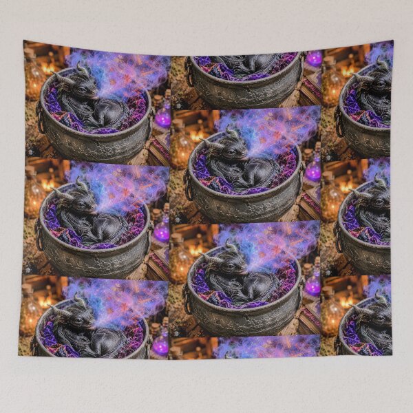 Item preview, Hexley, the cauldron wyrm designed and sold by WhimsigothArt26.