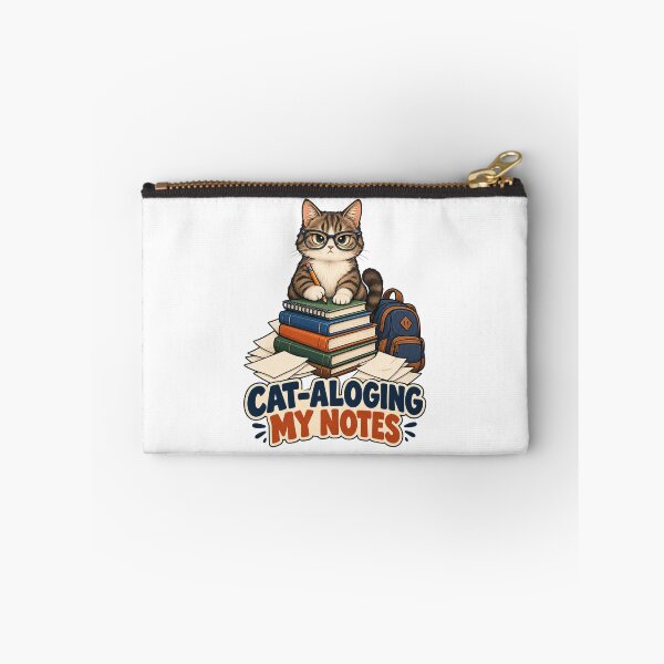 Item preview, Cat-ALOGING My Notes Funny Cat College Student Study Humor designed and sold by Print-Mingle01.