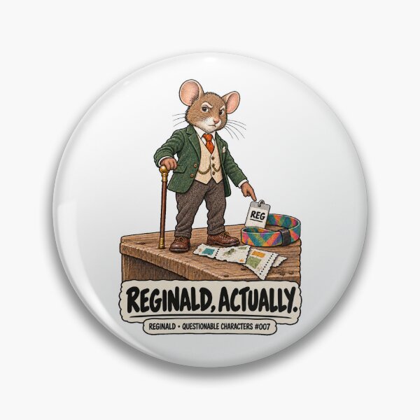 Item preview, Funny Festival Mouse: Reginald, Actually designed and sold by BotherBox.