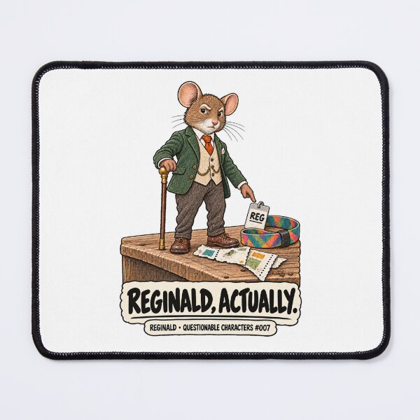 Item preview, Funny Festival Mouse: Reginald, Actually designed and sold by BotherBox.