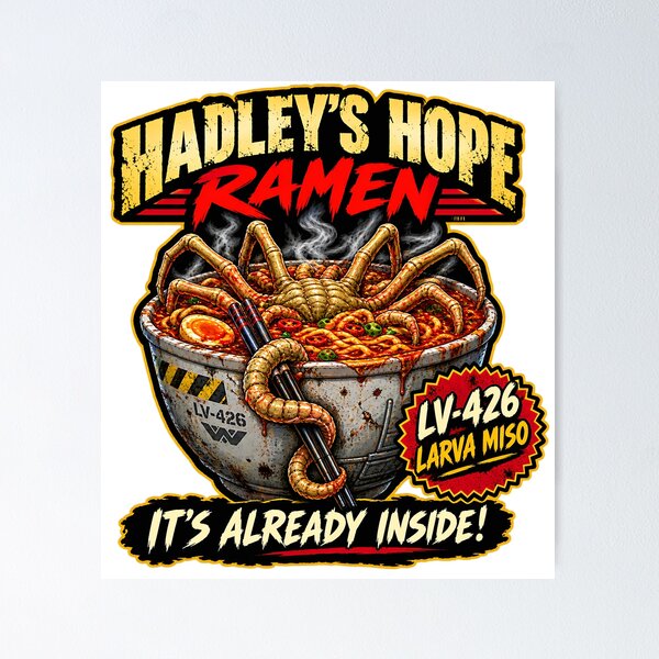 Item preview, Hadley's Hope Ramen designed and sold by Cut & Paste Productions.