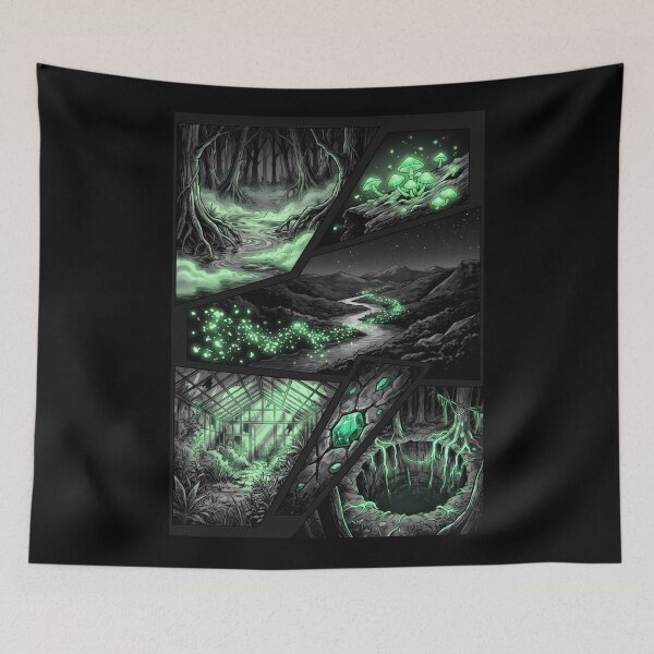 Item preview, Vintage Engraved Mountain Landscape designed and sold by ElagoozArt.