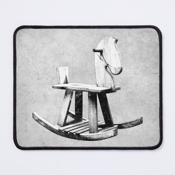 Item preview, Antique Wooden Rocking Horse Folk Toy Design designed and sold by Ghoul Enterprises.