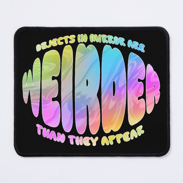 Item preview, "Objects In Mirror Are Weirder Than They Appear" Light designed and sold by ShopCNTS.