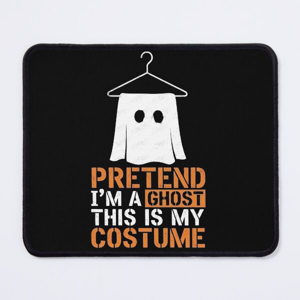 Item preview, Pretend I'm A Ghost This Is My Costume Bed Sheet Hanger Funny Halloween Shirt designed and sold by TeNovaStudio ⭐⭐⭐⭐⭐.