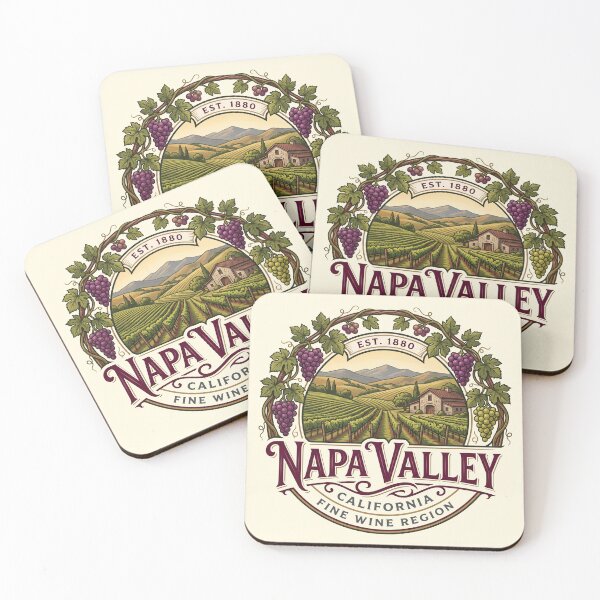Artikelvorschau, Napa Valley, kalifornische Weinregion entworfen und verkauft von Futurebeachbum.