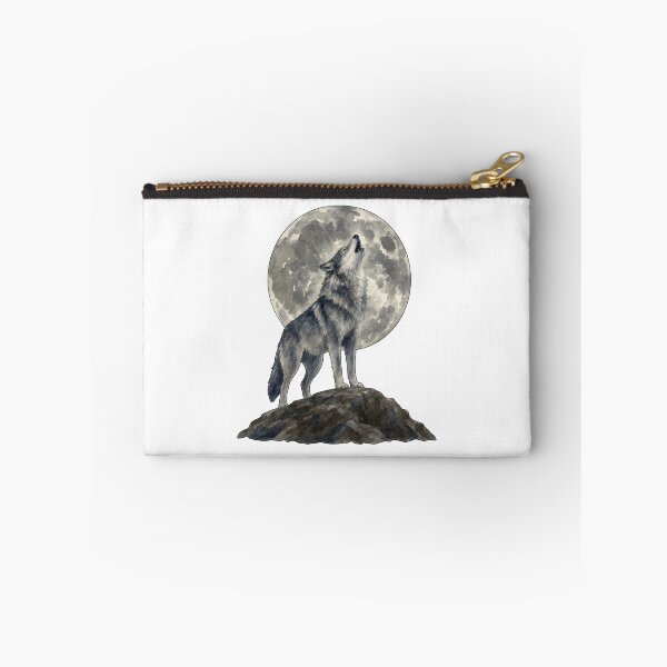 Item preview, Wolf Full Moon Watercolor designed and sold by STOXT.