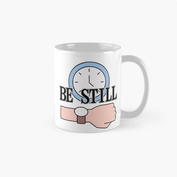 Item preview, Be Still Clock Watch Mindfulness Christian Quote designed and sold by LensDyn™.