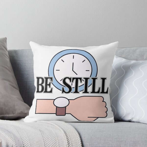 Item preview, Be Still Clock Watch Mindfulness Christian Quote designed and sold by LensDyn™.
