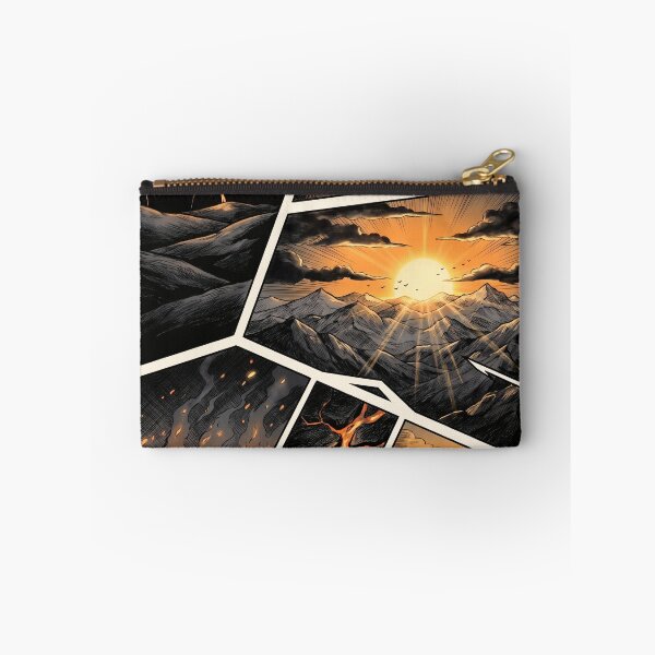 Item preview, Golden Storm Mountain Landscape designed and sold by ElagoozArt.