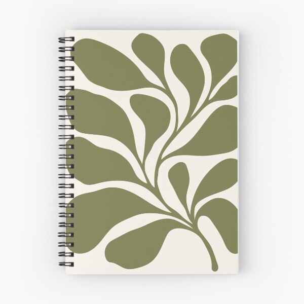 Item preview, Floral Forms 04 | Minimalist Olive Green Abstract Botanical Leaves designed and sold by MarleneCanto.