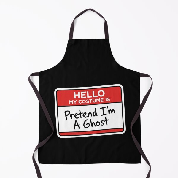 Item preview, Hello My Costume Is Pretend I'm A Ghost Name Tag Funny Halloween Shirt    designed and sold by TeNovaStudio ⭐⭐⭐⭐⭐.