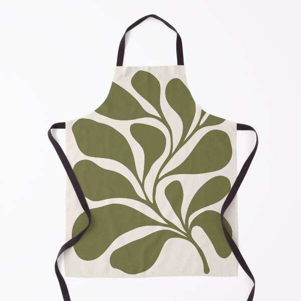Item preview, Floral Forms 04 | Minimalist Olive Green Abstract Botanical Leaves designed and sold by MarleneCanto.