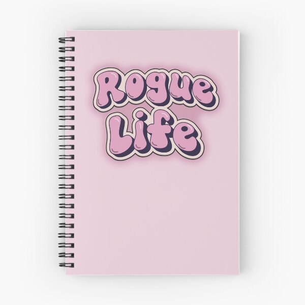 Item preview, Rogue Life – Pink Bubble RPG Typography designed and sold by ttrpgist.