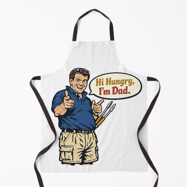 Item preview, Funny Dad Joke Shirt, Hi Hungry I'm Dad Tee, 90s Dad Graphic T-Shirt, Father's Day Gift, Retro Dad Shirt designed and sold by CerealBoxInk.