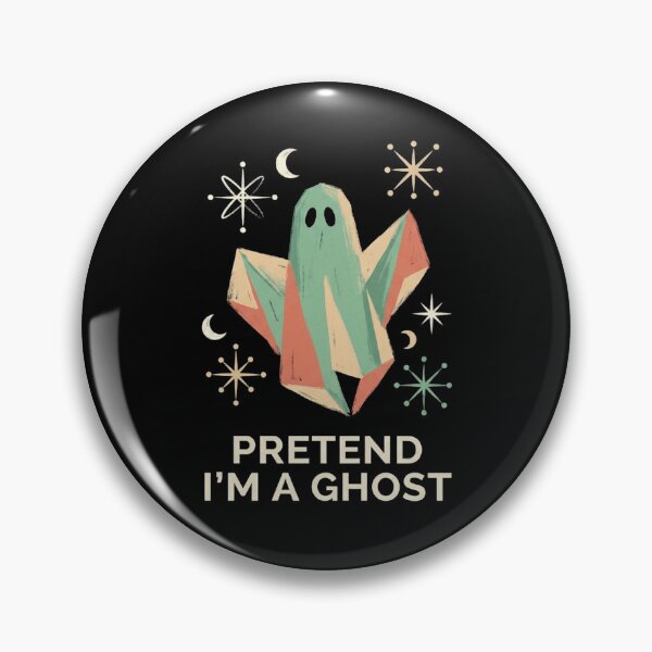 Item preview, Mid Century Modern Pretend I'm A Ghost Retro Starburst Halloween Shirt    designed and sold by TeNovaStudio ⭐⭐⭐⭐⭐.