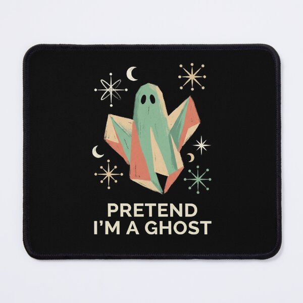 Item preview, Mid Century Modern Pretend I'm A Ghost Retro Starburst Halloween Shirt designed and sold by TeNovaStudio.