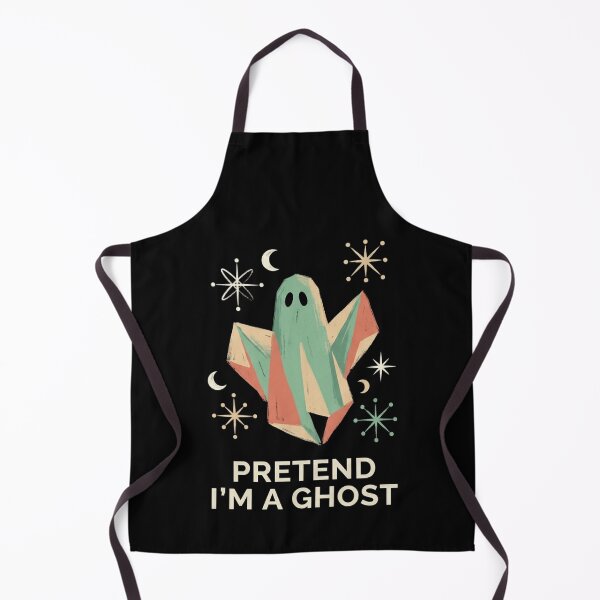 Item preview, Mid Century Modern Pretend I'm A Ghost Retro Starburst Halloween Shirt    designed and sold by TeNovaStudio ⭐⭐⭐⭐⭐.