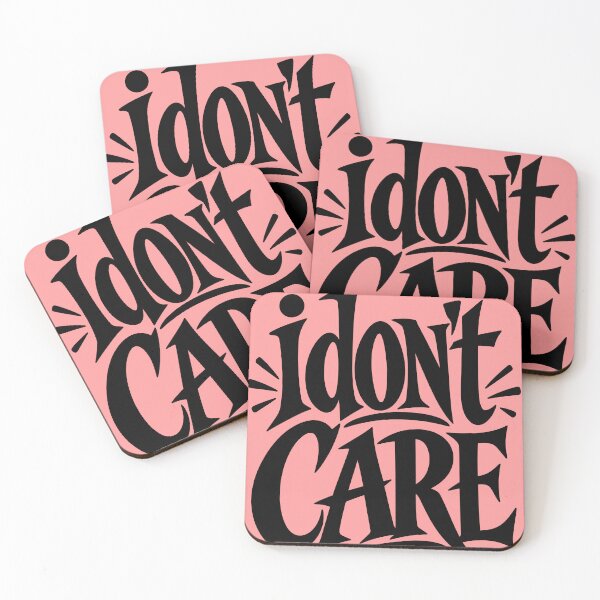 Item preview, I Don't Care - Bold Graffiti Streetwear Lettering designed and sold by hossamHk1.