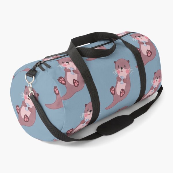 Item preview, Cute Otter with Blue Seashell designed and sold by winterpumpkin.