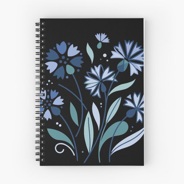 Item preview, Cornflower bouquet illustration with blue and turquoise flowers on a transparent background designed and sold by ElegantOutlines.