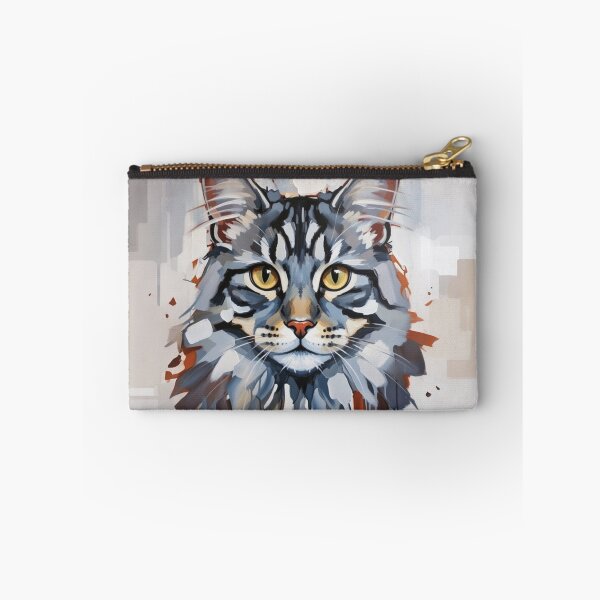 Item preview, Modern Maine Coon Cat | Geometric Abstract Graphic Pet Portrait designed and sold by KingsArtworx 2.